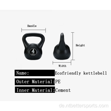 Benutzerdefinierte Gewichtshebepezement Kettlebell